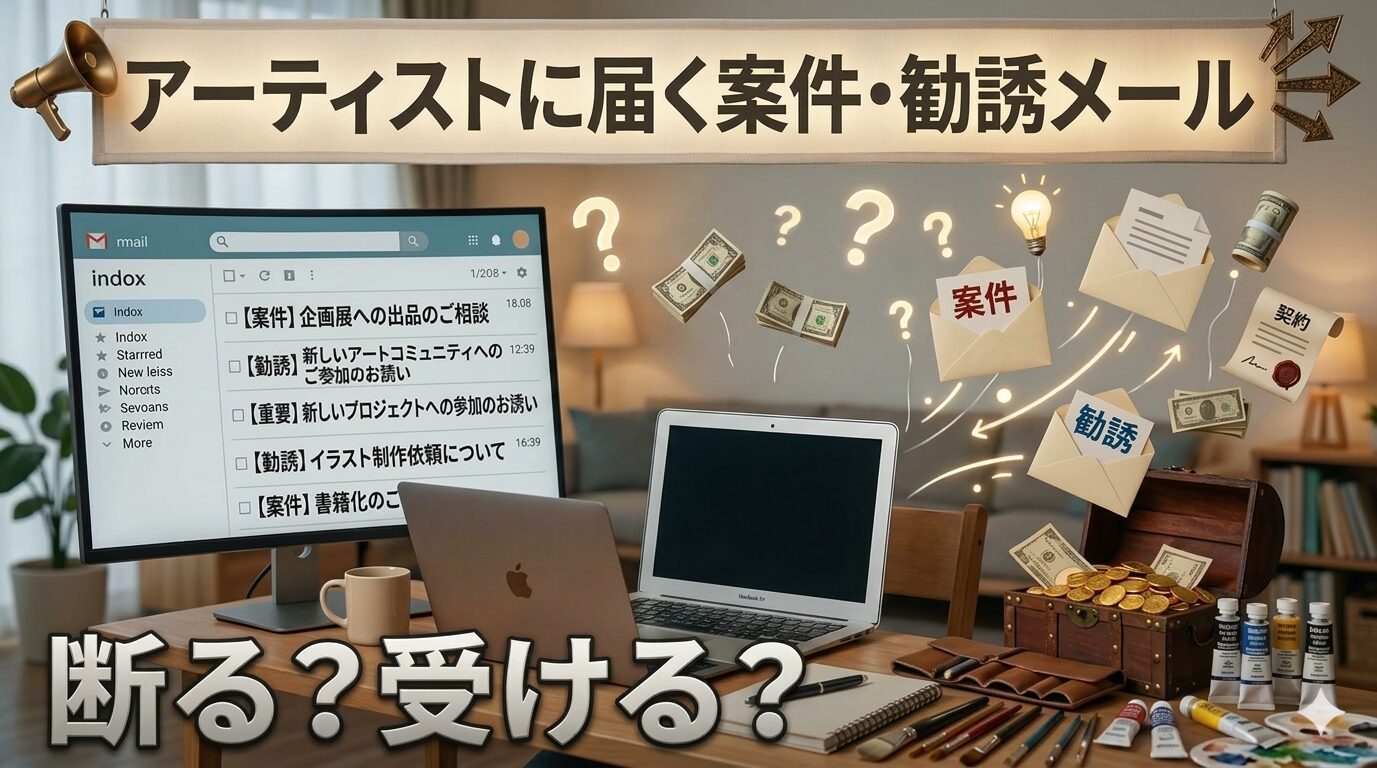 作家に届く案件ー勧誘